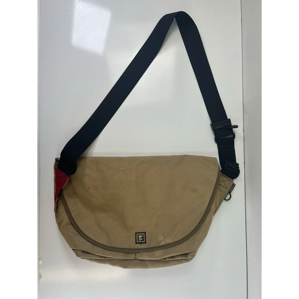 Rickshaw Bagworks Messenger Bag Laptop Canvas Tote Bag USA Adjustable Strap